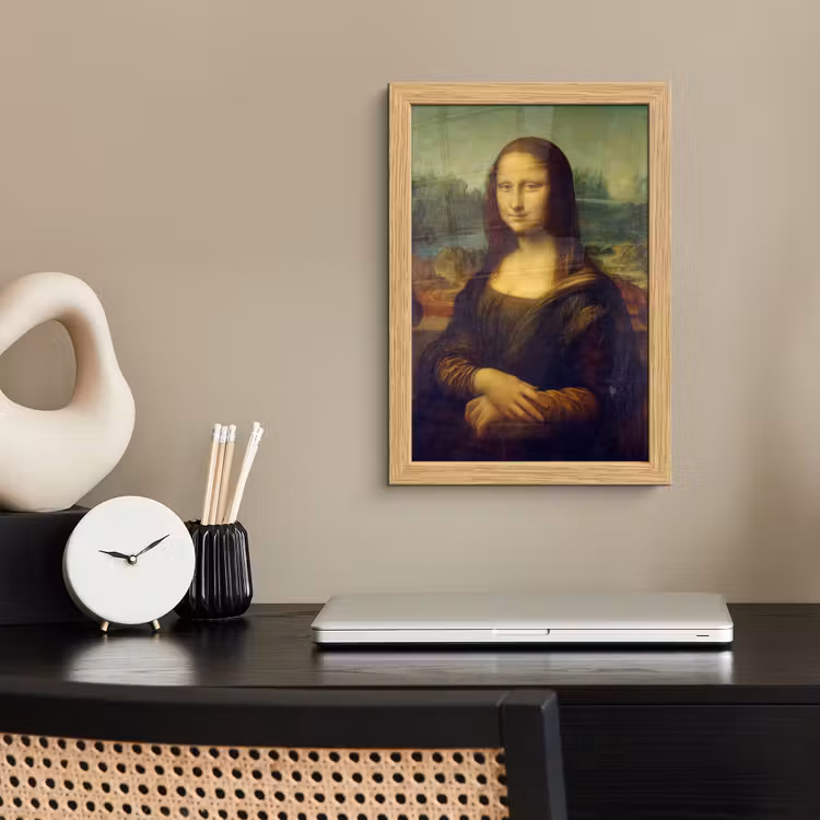 Poster met lijst - Mona Lisa - Leonardo da Vinci — 2