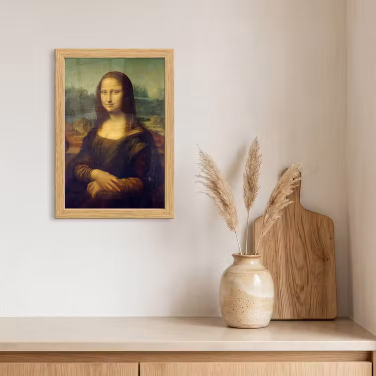 Poster met lijst - Mona Lisa - Leonardo da Vinci — 3