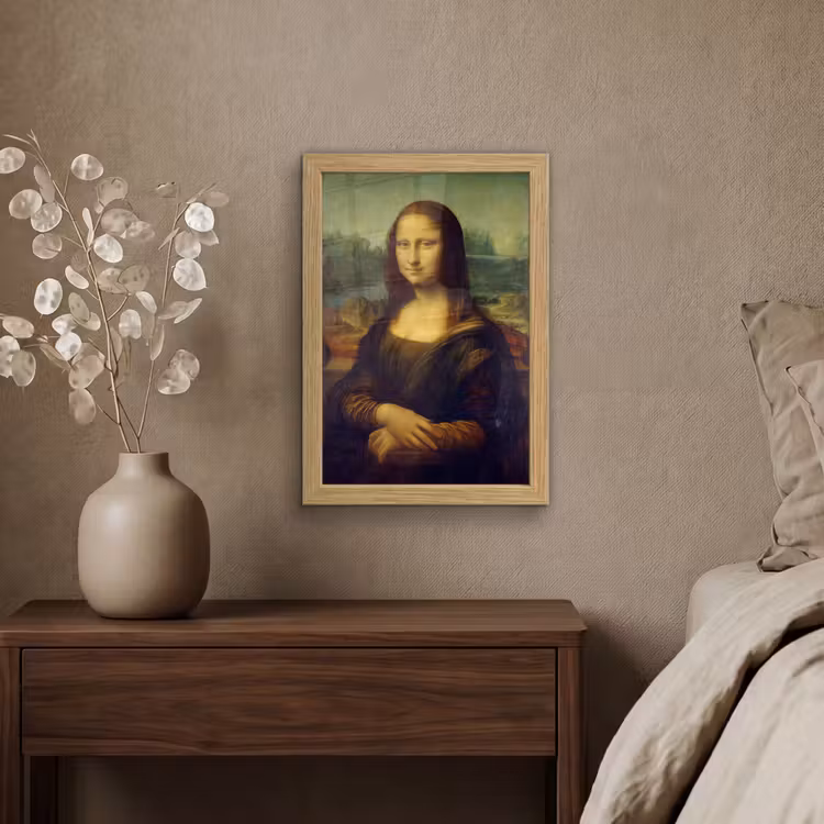 Poster met lijst - Mona Lisa - Leonardo da Vinci — 4