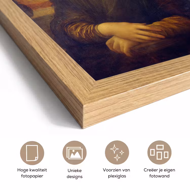 Poster met lijst - Mona Lisa - Leonardo da Vinci — 6