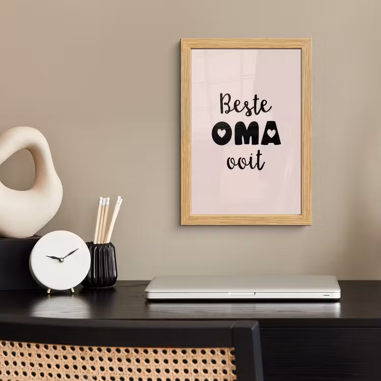 Poster met lijst - Quotes - Oma - Beste oma ooit - Spreuken — 2