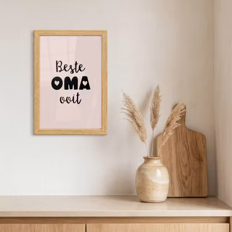 Poster met lijst - Quotes - Oma - Beste oma ooit - Spreuken — 3
