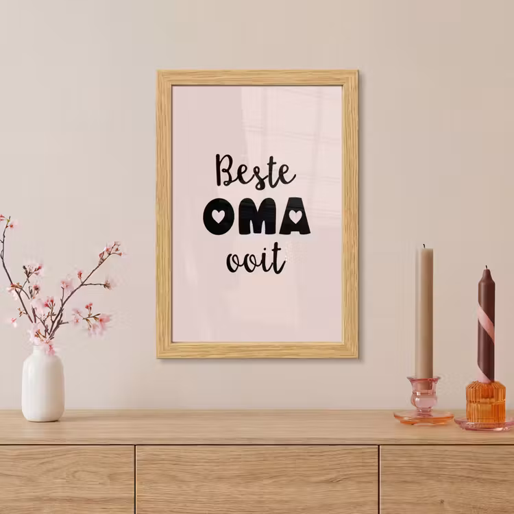 Poster met lijst - Quotes - Oma - Beste oma ooit - Spreuken — 5