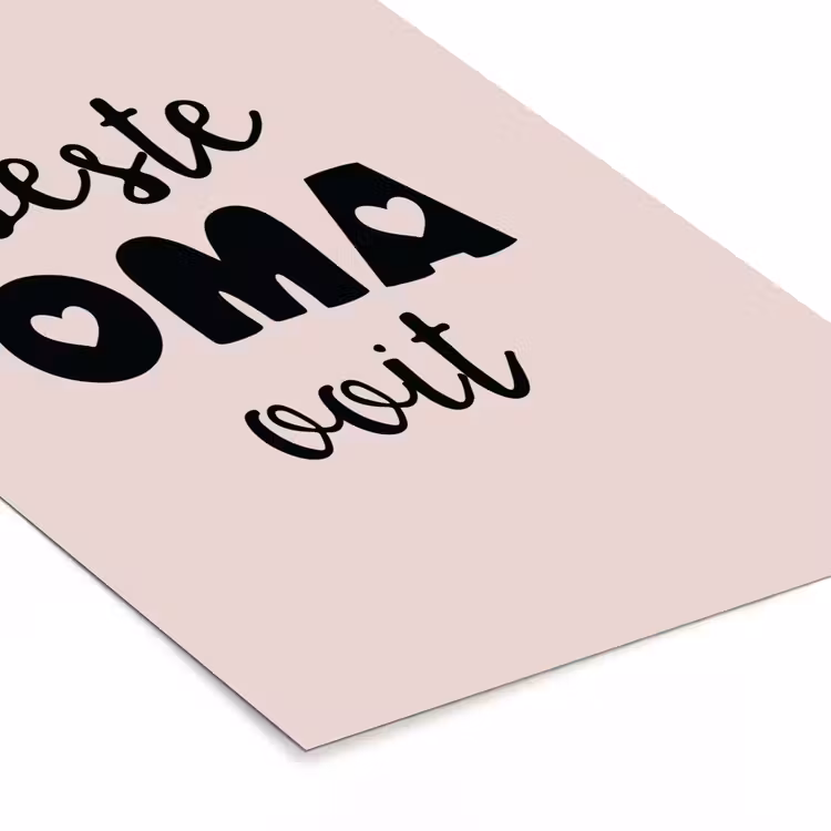 Poster met lijst - Quotes - Oma - Beste oma ooit - Spreuken — 7