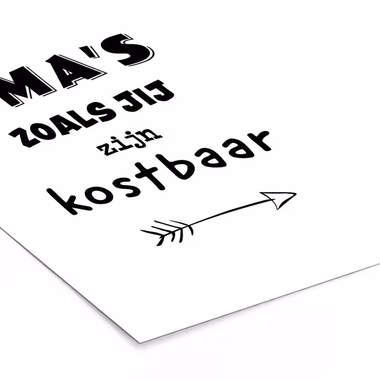 Poster met lijst - Quotes - Oma's zoals jij zijn kostbaar - Spreuken - Oma — 7