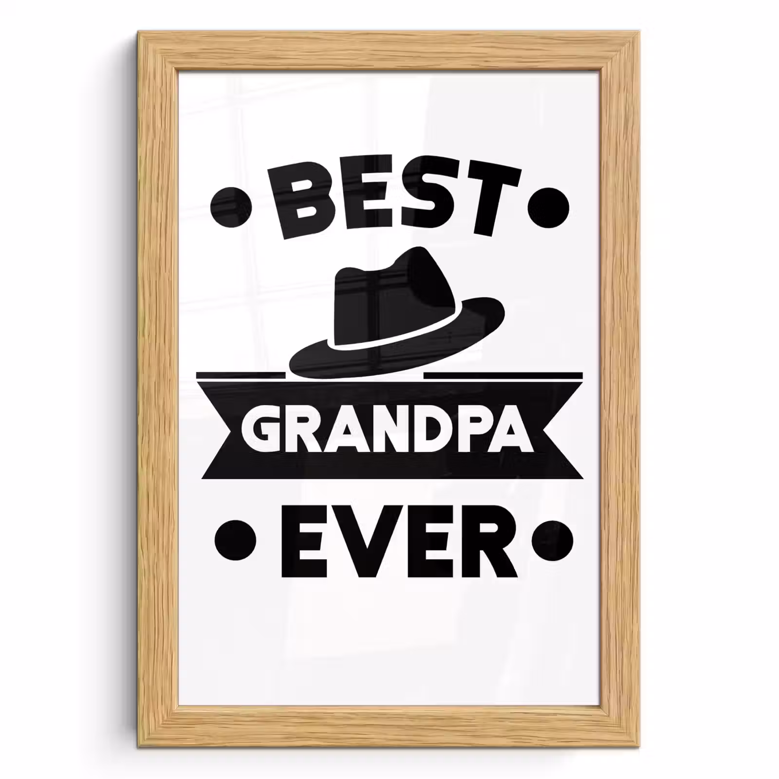 Poster met lijst - Opa - Quotes - Best grandpa ever - Spreuken — 1