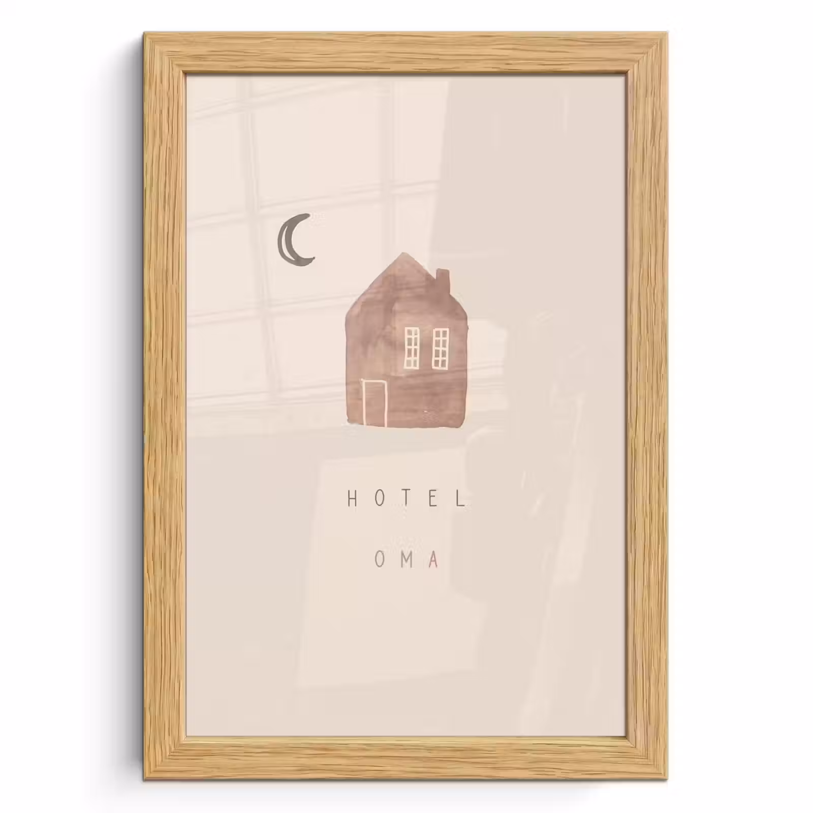 Poster met lijst - Spreuken - Hotel oma - Oma - Quotes — 1