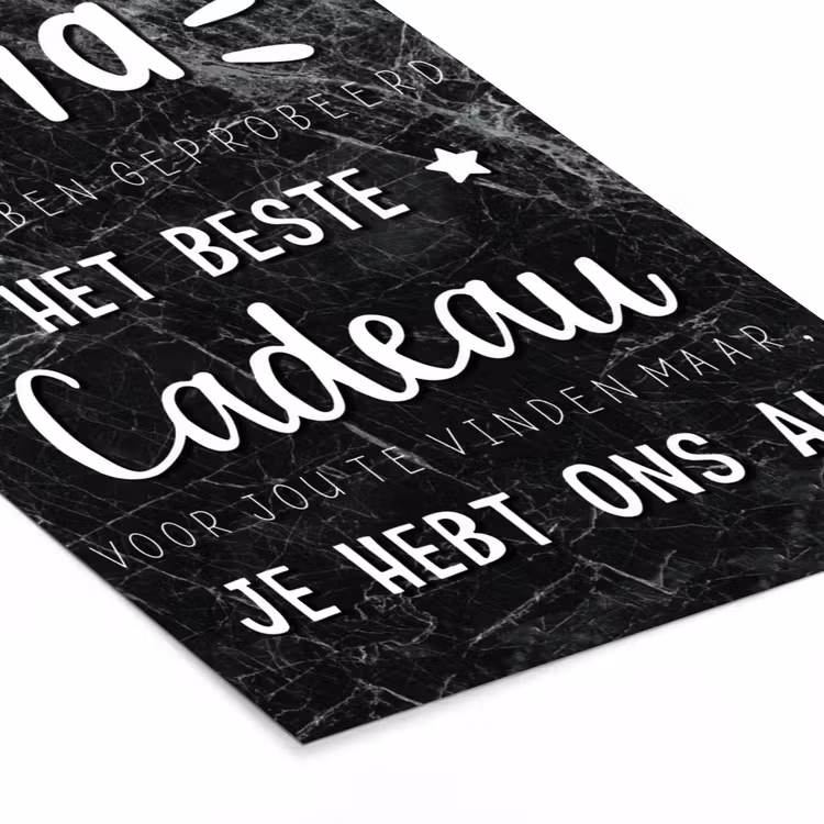Poster met lijst - Oma - Spreuken - Oma je hebt ons al - Quotes — 7
