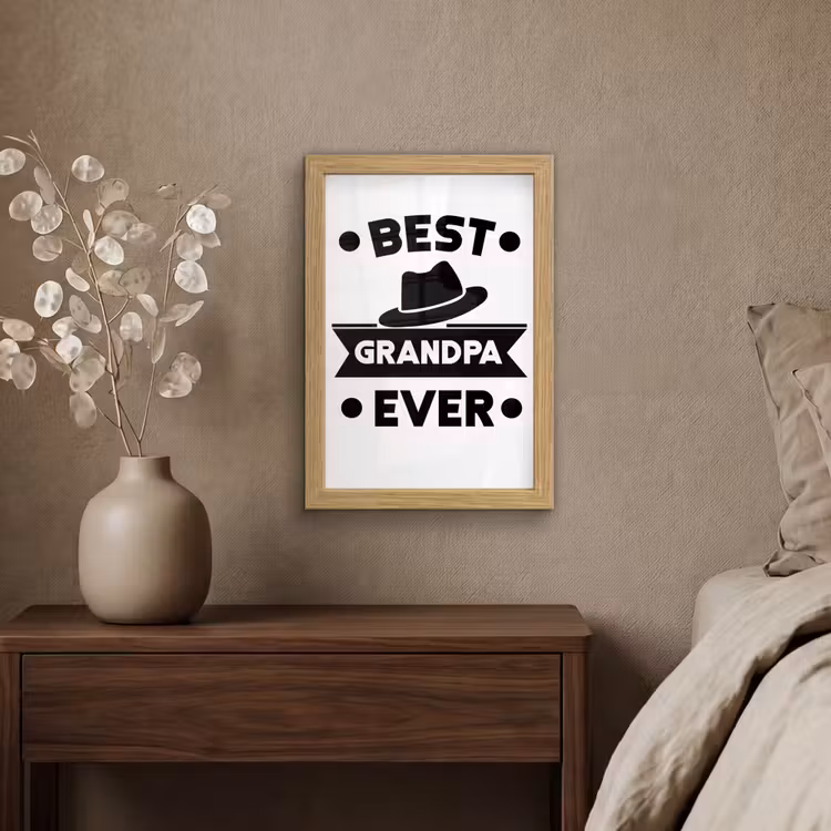 Poster met lijst - Opa - Quotes - Best grandpa ever - Spreuken — 4
