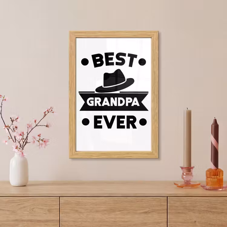 Poster met lijst - Opa - Quotes - Best grandpa ever - Spreuken — 5