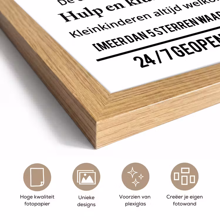 Poster met lijst - Quotes - Hotel opa - Spreuken - Opa — 6