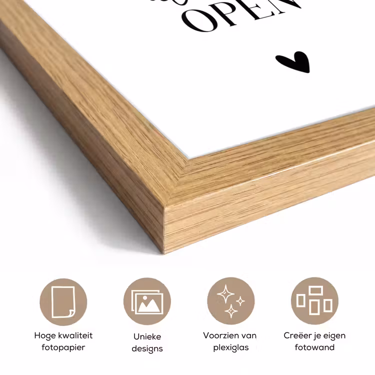 Poster met lijst - Quotes - Spreuken - Oma - Grandma's hotel always open — 6