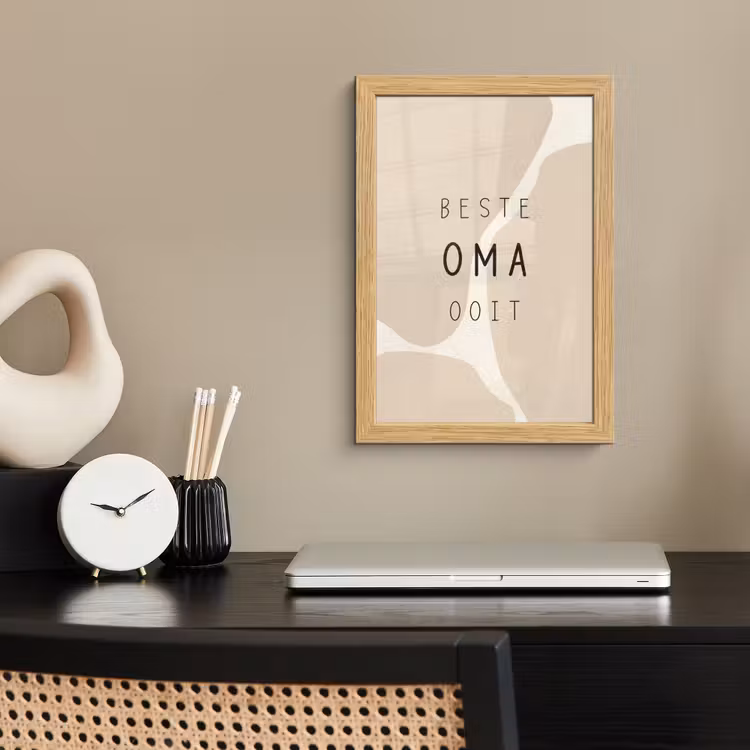 Poster met lijst - Spreuken - Beste oma ooit - Quotes - Oma — 2