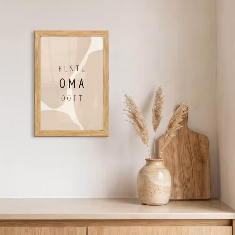 Poster met lijst - Spreuken - Beste oma ooit - Quotes - Oma — 3