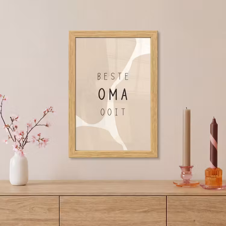 Poster met lijst - Spreuken - Beste oma ooit - Quotes - Oma — 5