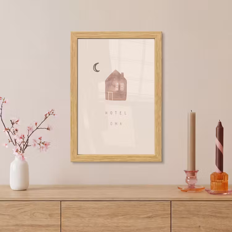 Poster met lijst - Spreuken - Hotel oma - Oma - Quotes — 5