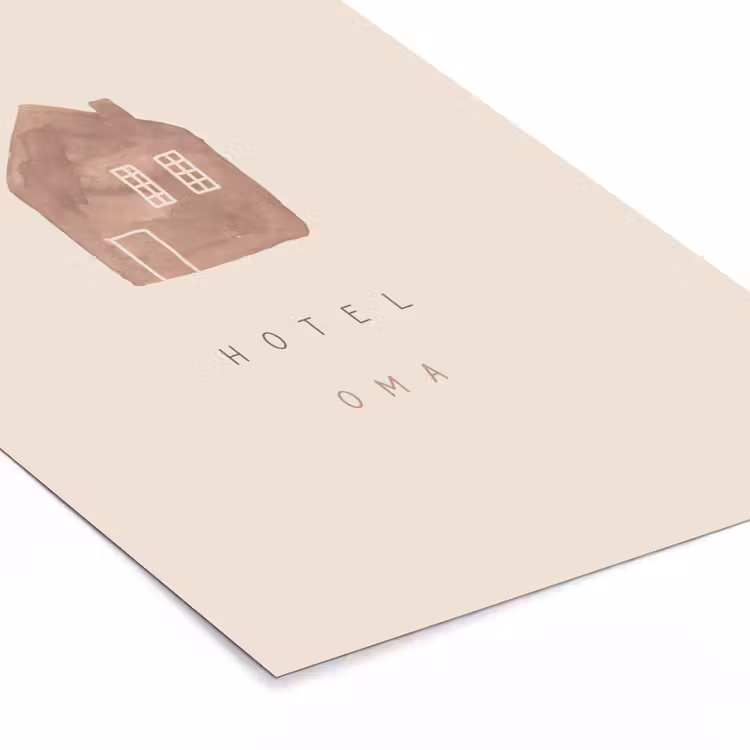 Poster met lijst - Spreuken - Hotel oma - Oma - Quotes — 7