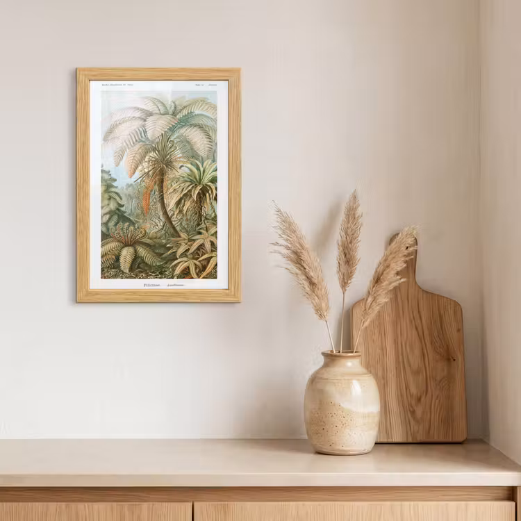 Poster met lijst - Vintage - Oude meesters - Varens - Planten - Natuur — 3