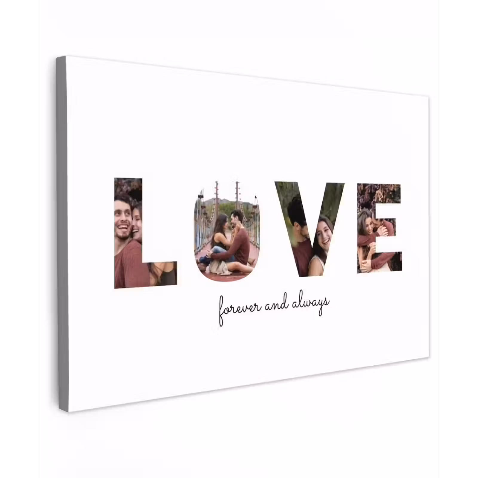 Gepersonaliseerd buiten canvas - Love - Lettercollage — 1