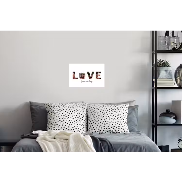 Gepersonaliseerde muursticker - Love - Lettercollage — 5