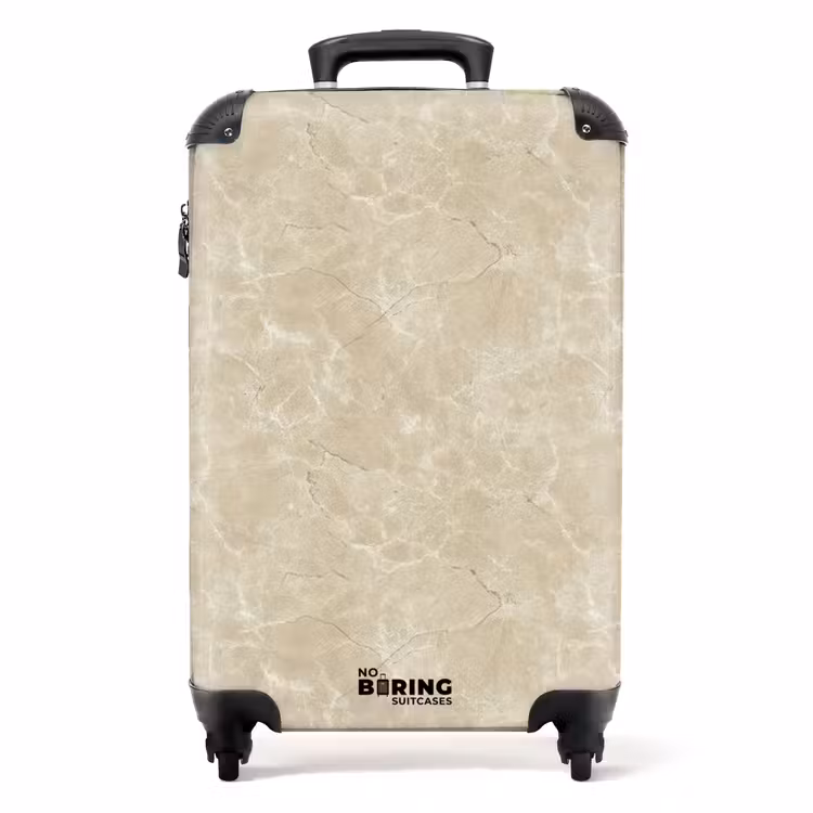 Koffer - Lichtbeige - Marmer - Diffusie adering — 1