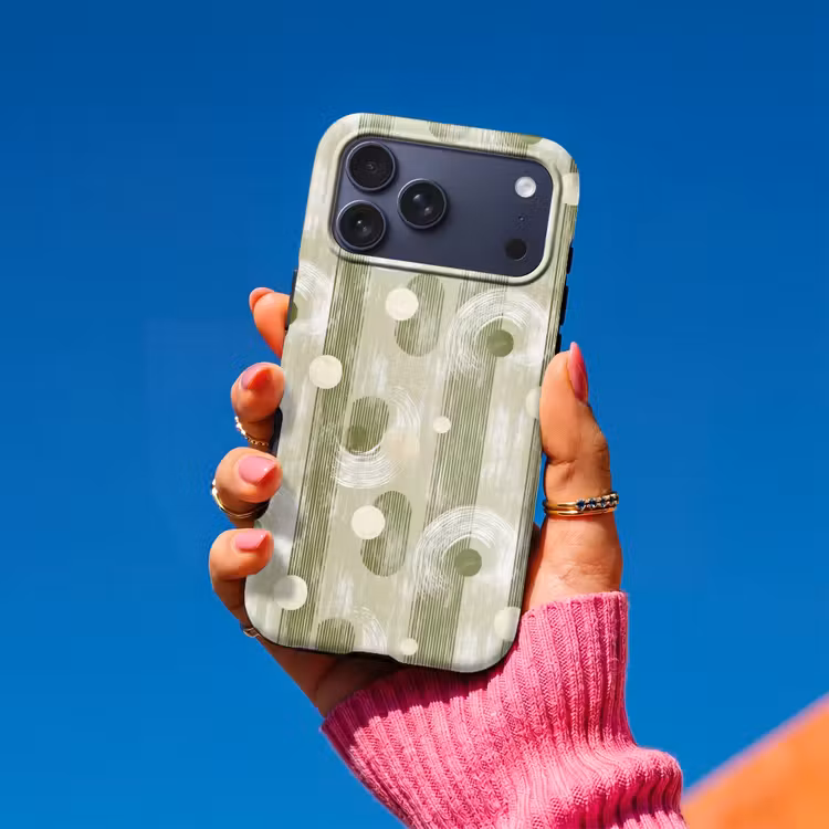 Telefoonhoesje Toughcase - Artistiek - Modern - Groen — 2