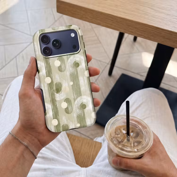 Telefoonhoesje Toughcase - Artistiek - Modern - Groen — 4