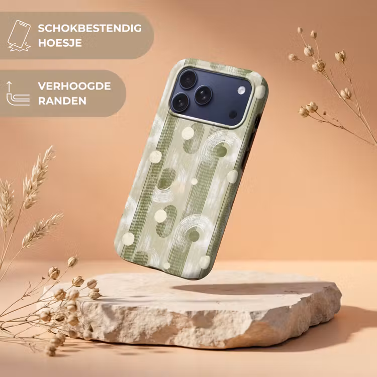 Telefoonhoesje Toughcase - Artistiek - Modern - Groen — 5