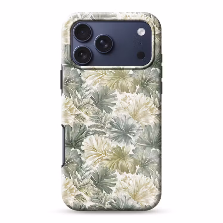 Telefoonhoesje Toughcase - Bladeren - Botanisch - Groen