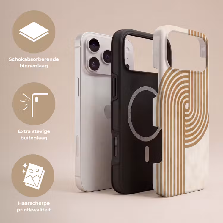 Telefoonhoesje Toughcase - Symmetrische bocht - Koperkleurig — 3