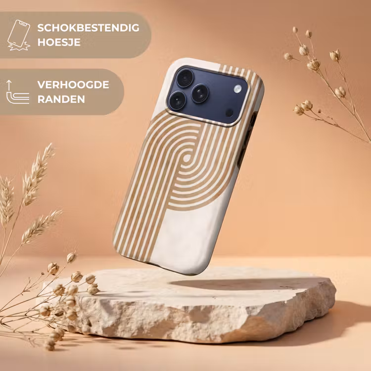 Telefoonhoesje Toughcase - Symmetrische bocht - Koperkleurig — 5