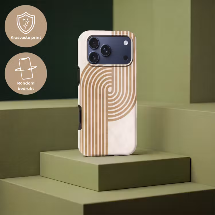 Telefoonhoesje Toughcase - Symmetrische bocht - Koperkleurig — 7