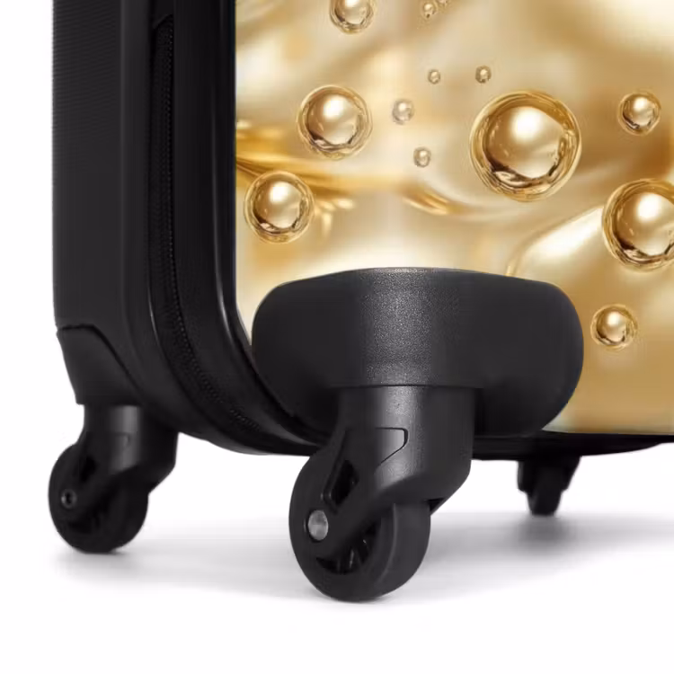 Koffer - Vloeibaar Goud met Druppels — 6