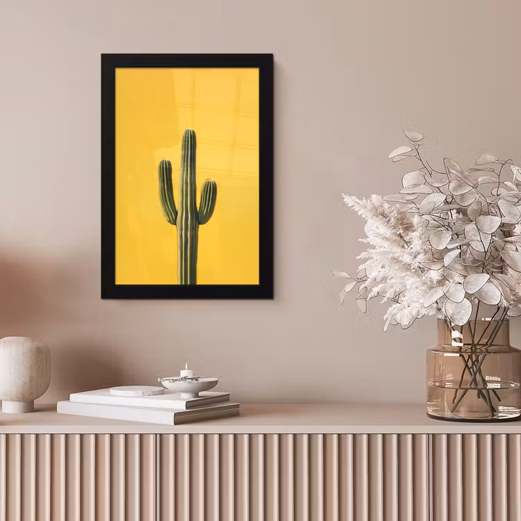 Poster met lijst - Cactus - Groen - Minimalistisch — 5