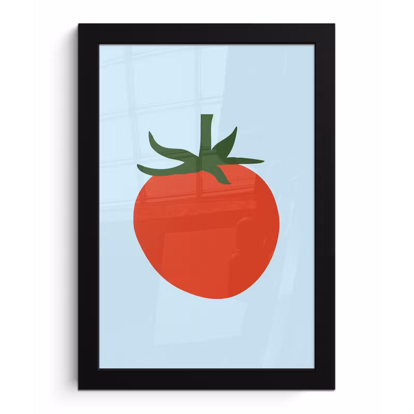 Poster met lijst - Rood - Tomaat - Groente — 1