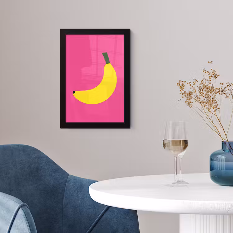 Poster met lijst - Banaan - Geel - Fruit — 4