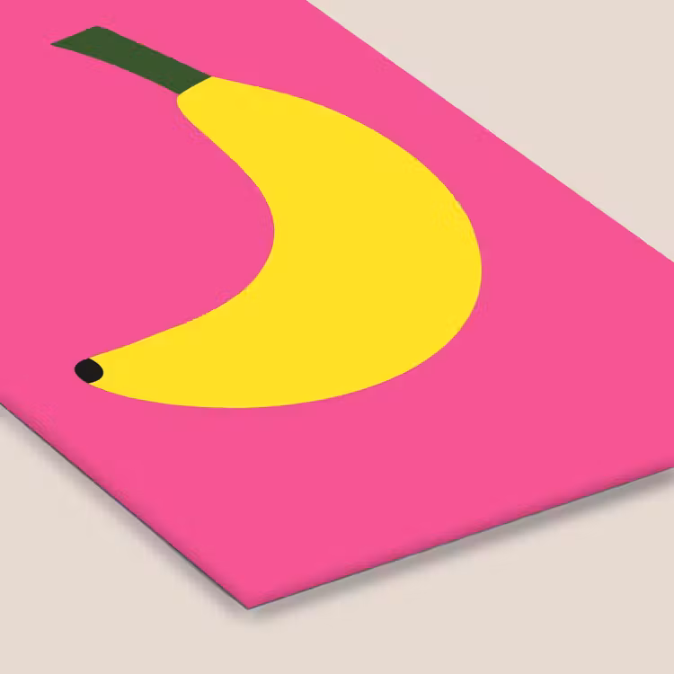 Poster met lijst - Banaan - Geel - Fruit — 7