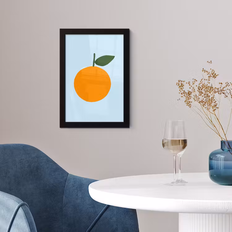 Poster met lijst - Fruit - Sinaasappel - Oranje — 4