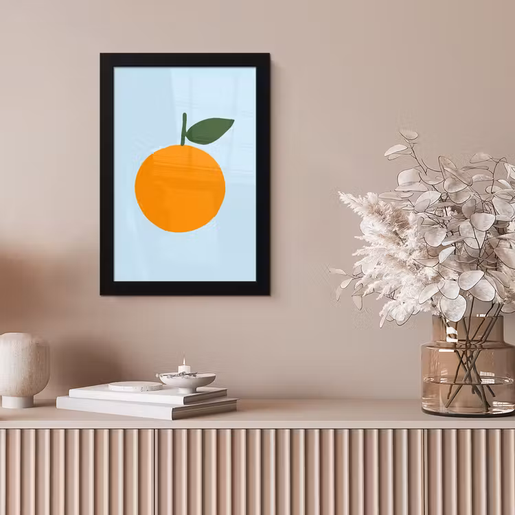 Poster met lijst - Fruit - Sinaasappel - Oranje — 5