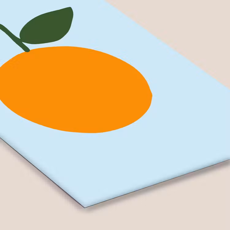 Poster met lijst - Fruit - Sinaasappel - Oranje — 7