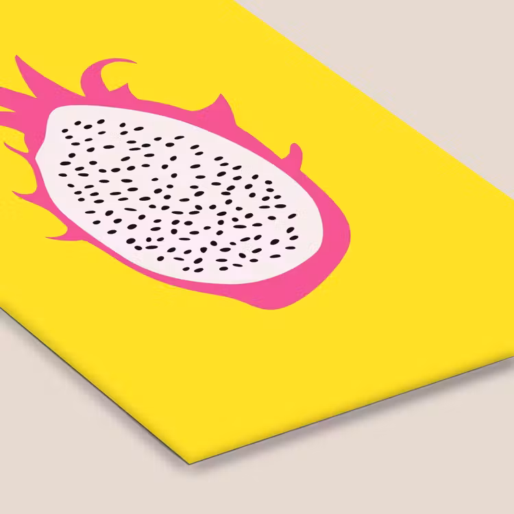 Poster met lijst - Illustratie - Drakenvrucht - Kleurrijk — 7