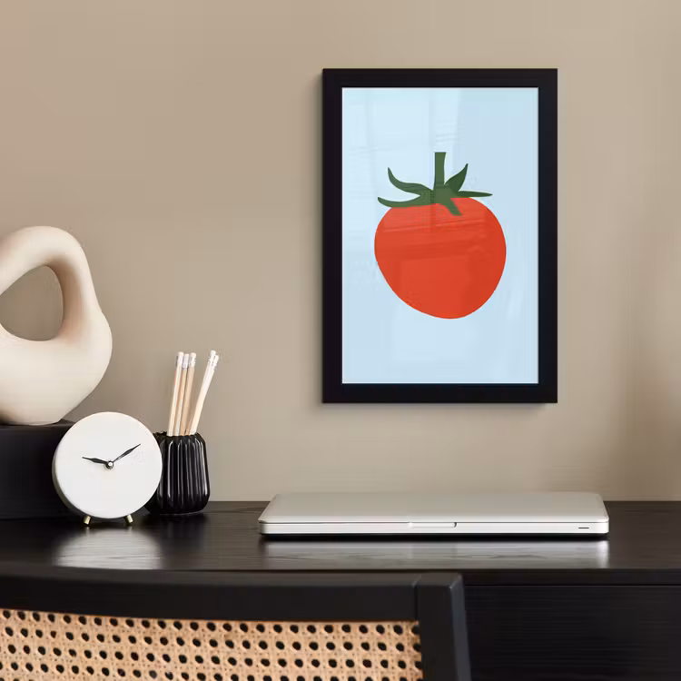 Poster met lijst - Rood - Tomaat - Groente — 2