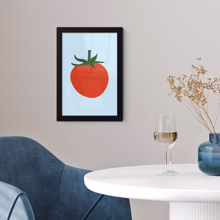 Poster met lijst - Rood - Tomaat - Groente — 4