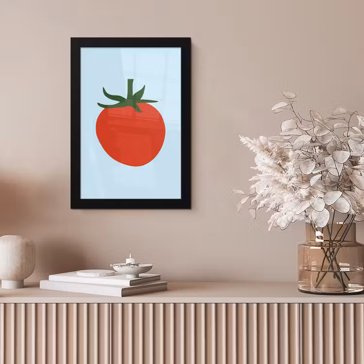 Poster met lijst - Rood - Tomaat - Groente — 5