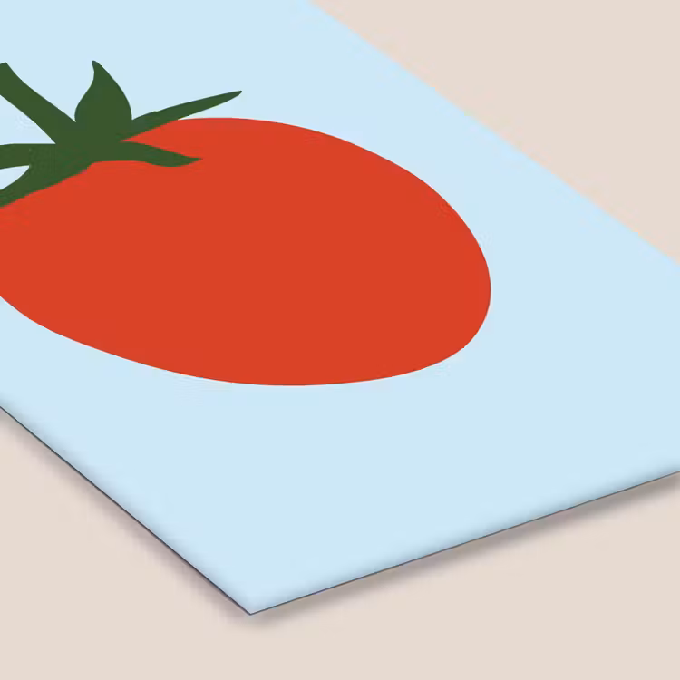 Poster met lijst - Rood - Tomaat - Groente — 7