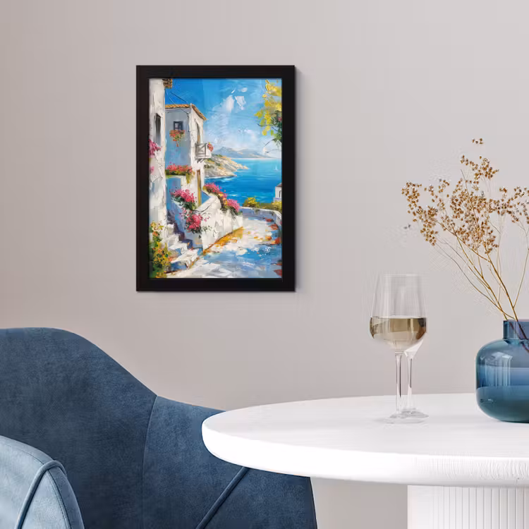 Poster met lijst - Landschap - Bloemen - Natuur - Zomer — 4