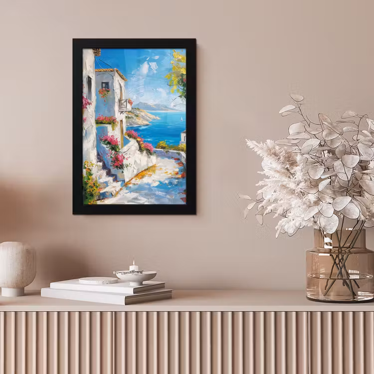 Poster met lijst - Landschap - Bloemen - Natuur - Zomer — 5