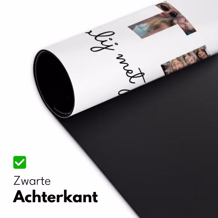 Gepersonaliseerde bureau onderlegger - Bestie - Lettercollage — 5