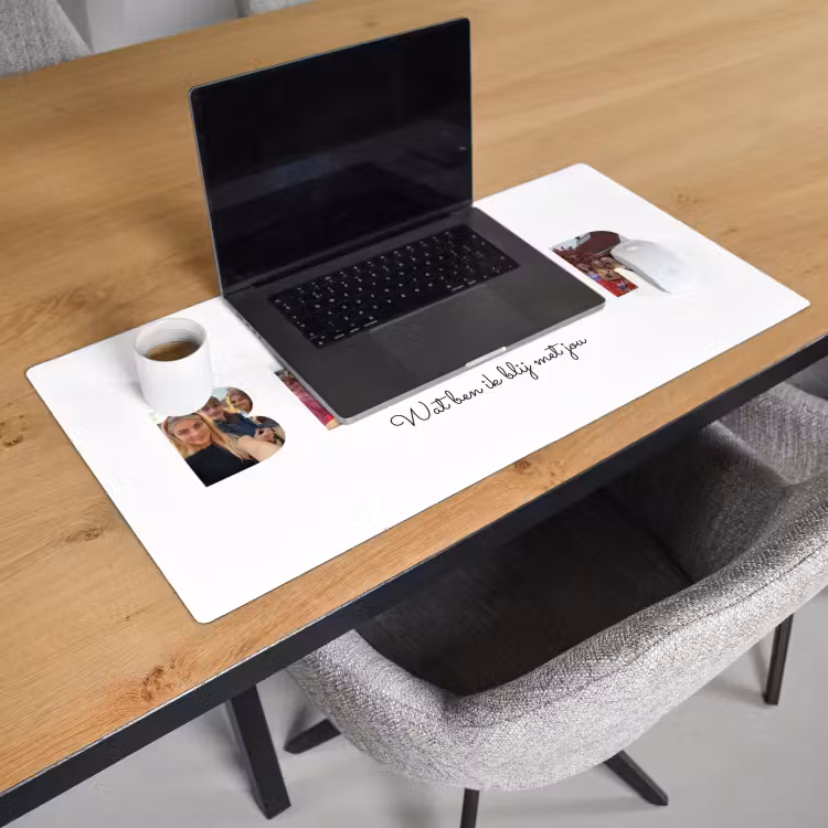 Gepersonaliseerde bureau onderlegger - Broer - Lettercollage — 3