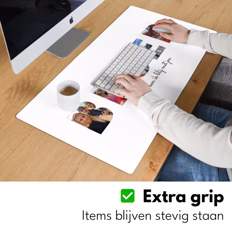 Gepersonaliseerde bureau onderlegger - Broer - Lettercollage — 6